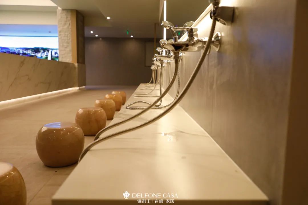 實景案例 | 6000㎡高端巖板會所，奢華感拉滿！(圖7)
