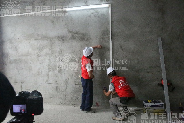 【揭秘】德利豐大巖板鋪貼視頻花絮，速速圍觀(圖8)