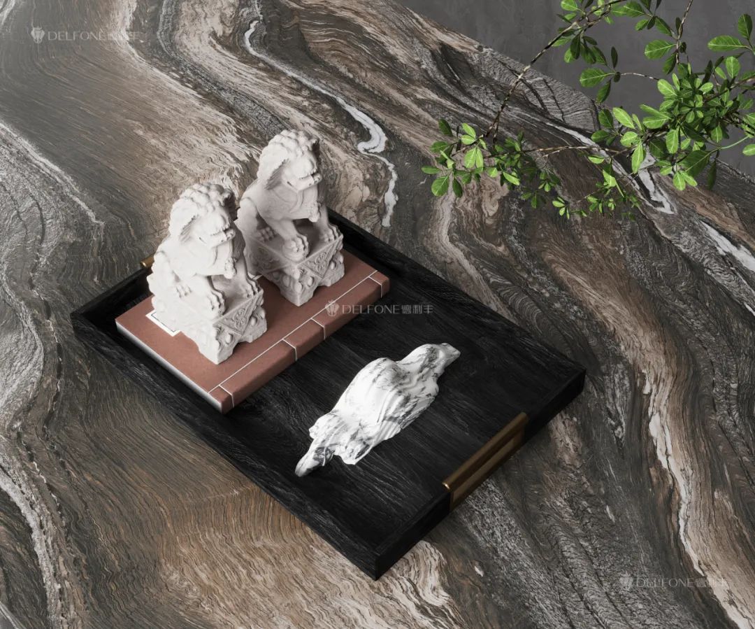 DELFONE新品 | 數(shù)碼玲瓏石·山水紫，水墨山川之韻造景空間美學(xué)(圖14)